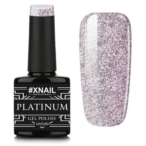 Гель лак XNAIL PROFESSIONAL Platinum жидкая фольга, для дизайна ногтей, 10 мл, № 29