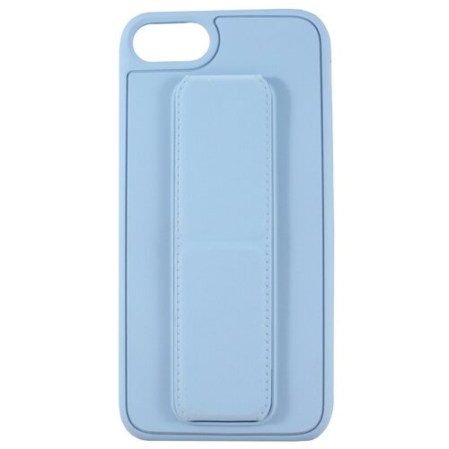 фото Чехол силиконовый для iphone 7 / 8 / se (2020), с магнитной подставкой, небесно-голубой grand price