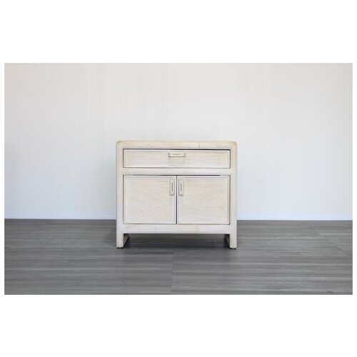 Тумбочки бежевые винтажные Лабенна (2 штуки) 43 х 61 х 68 см