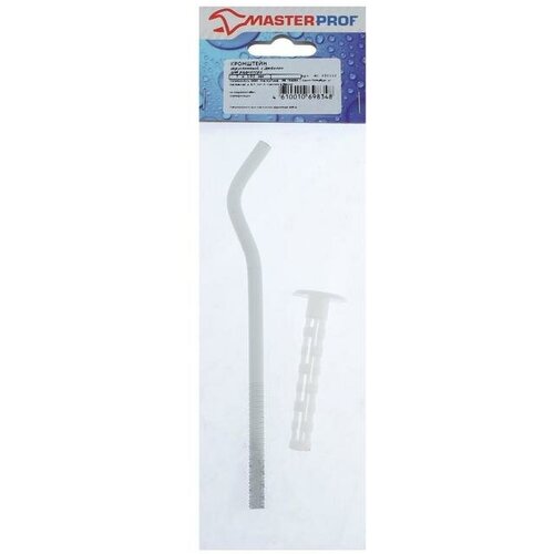 Кронштейн для радиатора MasterProf универсальный с дюбелем 7х180 мм круглый белый 3 штуки 384₽