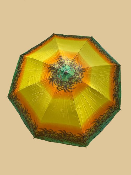Зонт пляжный наклонный d 170 cм, h 190 см, п/э 170t, 8 спиц, чехол, арт. SD180-2