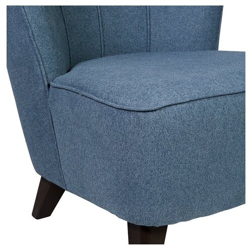 фото Кресло даллас на ножках синее, delicatex