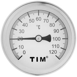 Термометр Tim Y-63A-50-120 серебристый 6.3 см 7 см 6.3 см