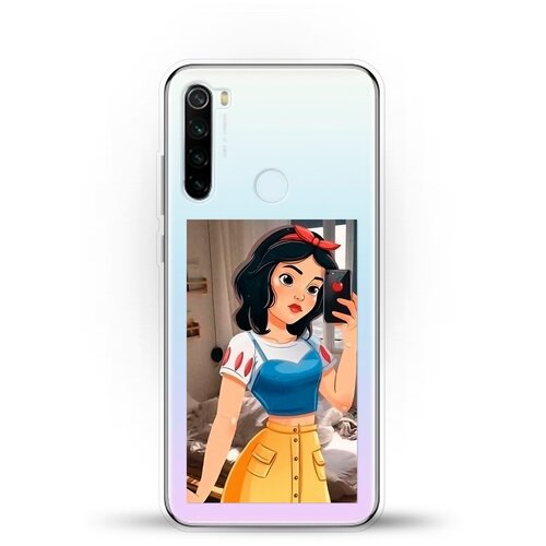 фото Силиконовый чехол белоснежка на xiaomi redmi note 8t andy & paul