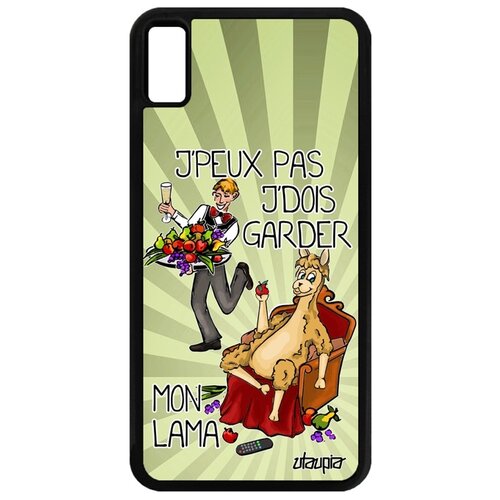 фото Чехол для смартфона apple iphone xs max, "не могу - у меня лама!" шутка прикол utaupia