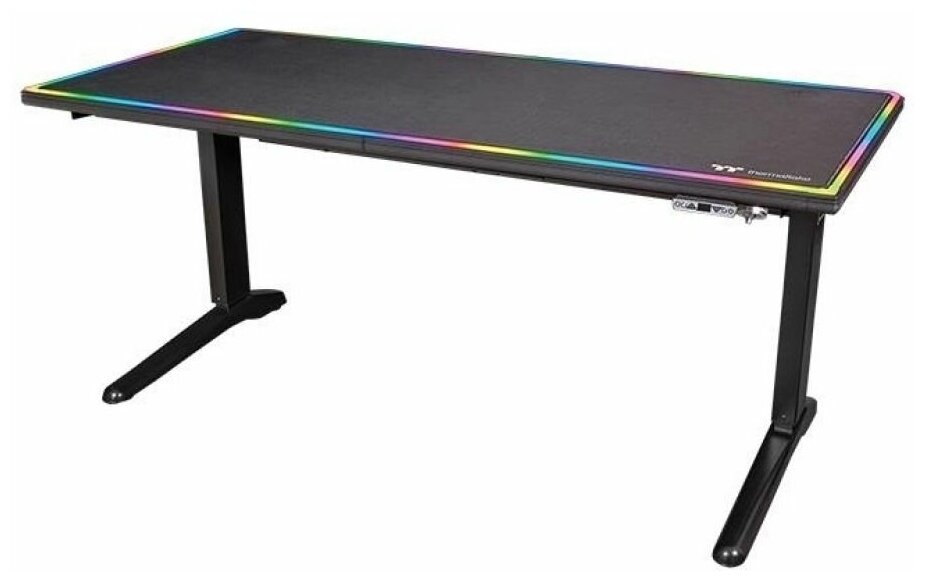 Игровой стол Thermaltake Gaming Desk Level 20 BattleStation Black, Electric, RGB, none Black