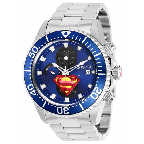 Часы мужские кварцевые Invicta DC Comics Superman 40844