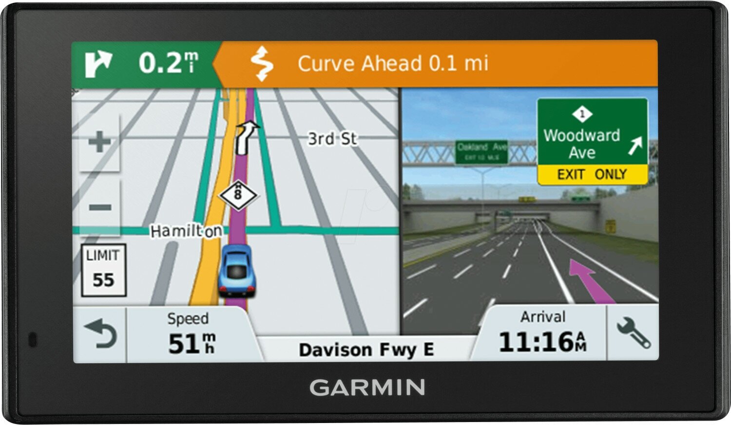 Навигатор Garmin DriveSmart 51 LMT-D Europe