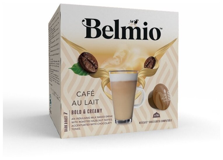 Кофе в капсулах Belmio Cafe au Lait 16 шт. - фотография № 1