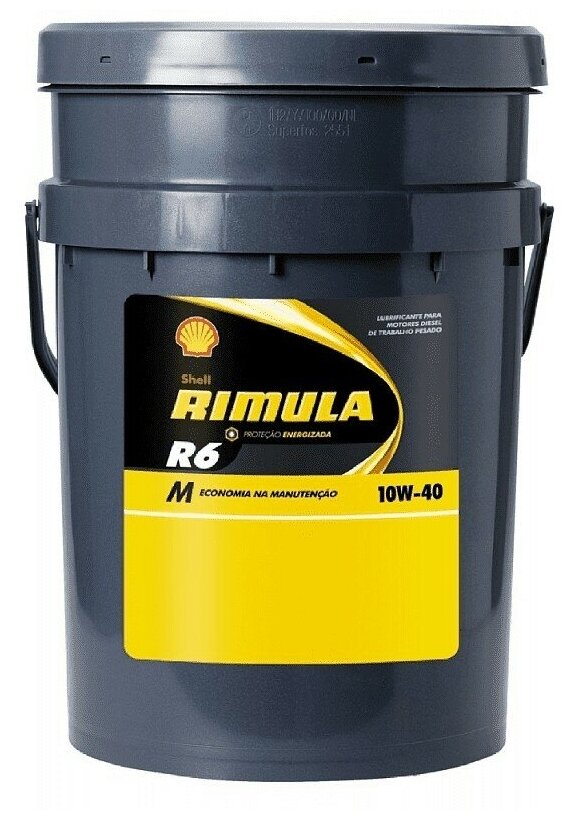 Моторное масло SHELL Rimula R6 M 10W-40 20л. синтетическое [550046753] - фото №12