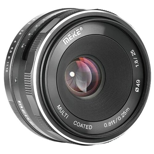 Объектив Meike 25mm f18 Micro 43 598400₽