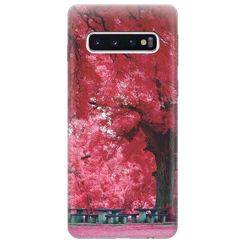 Чехол - накладка ArtColor для Samsung Galaxy S10 с принтом Чудесное дерево чехол накладка artcolor для samsung galaxy s21 ultra с принтом чудесное дерево