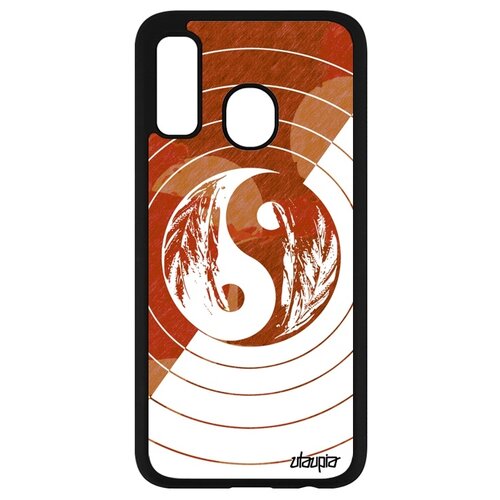 фото Чехол для смартфона samsung galaxy a40, "инь и ян" гармония добро и зло utaupia