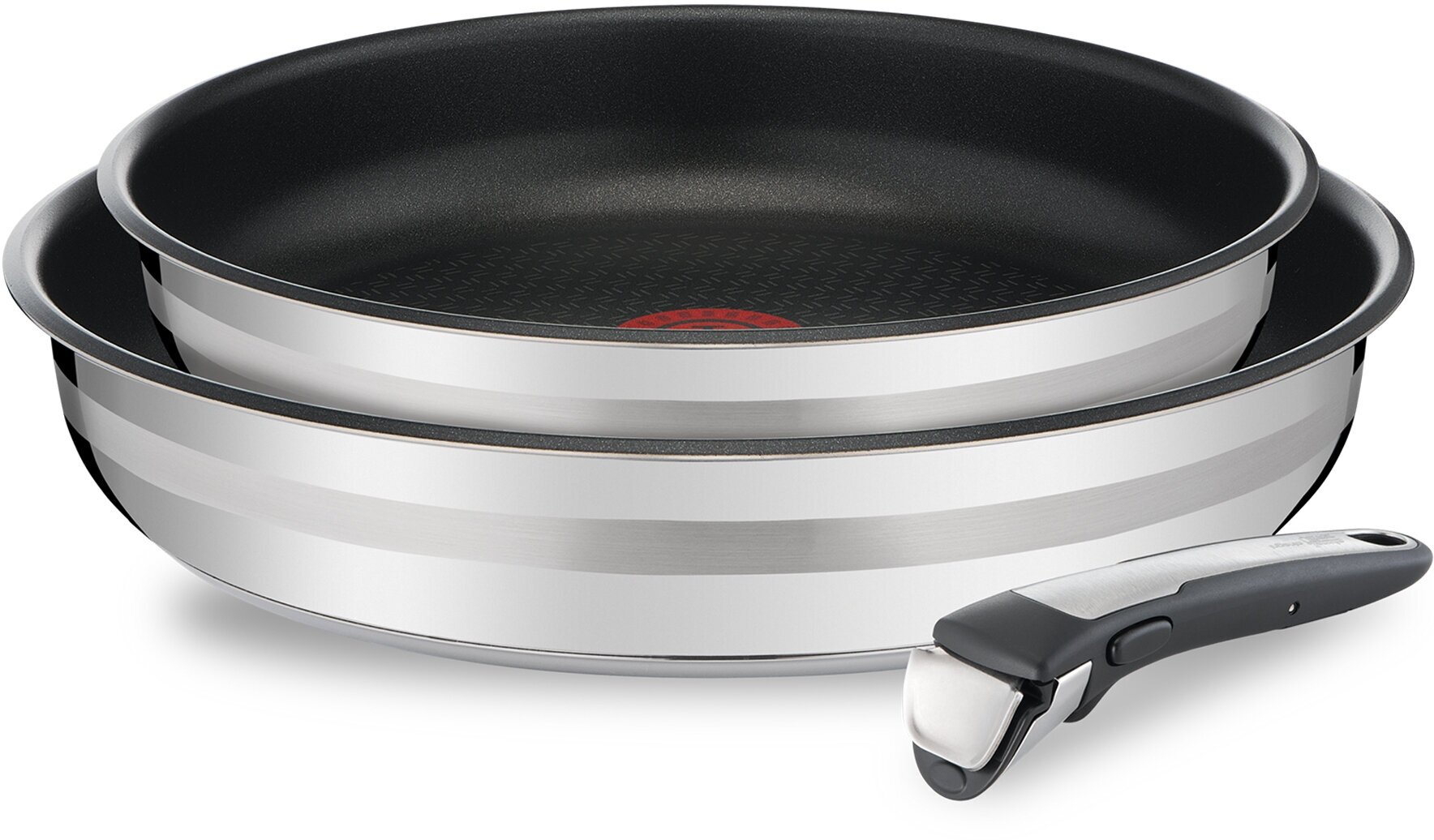 Набор сковород Tefal Jamie Oliver L9569432 3 пр. серебристый