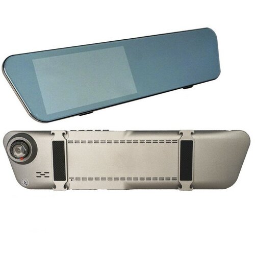 Видеорегистратор зеркало, автомобильный видеорегистратор зеркало 2 камеры, Full HD, сенсорный экран, цикличная запись, датчик движения
