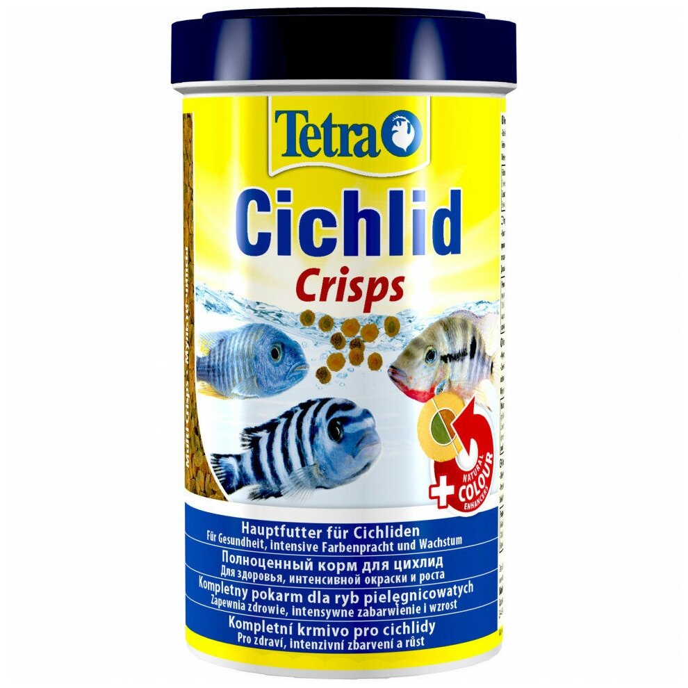 Tetra Cichlid Crisps корм для цихлид в чипсах 500 мл