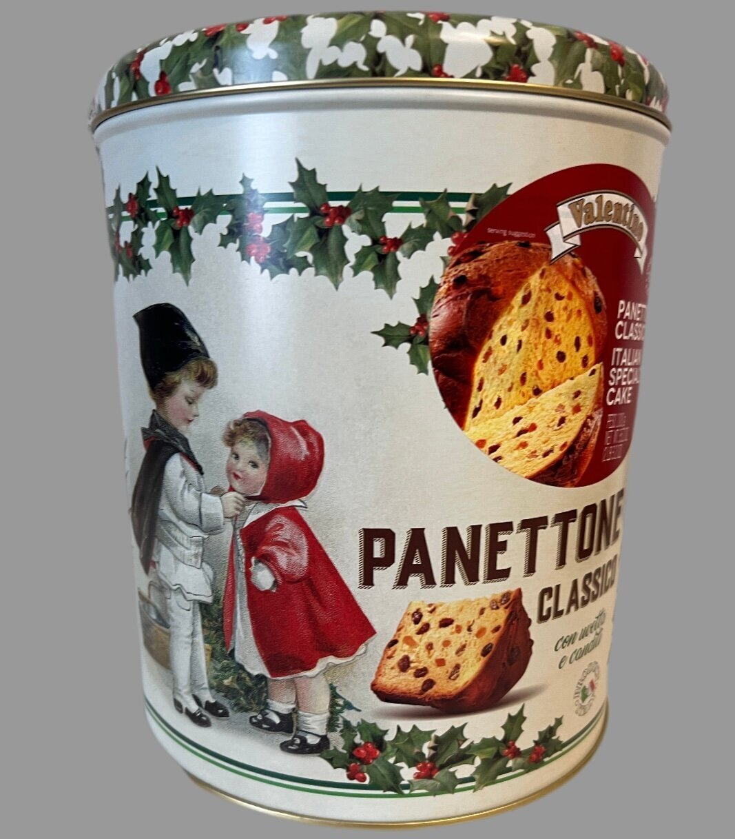 Кекс (кулич) пасхальный, Valentino Panettone Classico, с изюмом и цукатами, 1000г, (Весна) Италия - фотография № 2