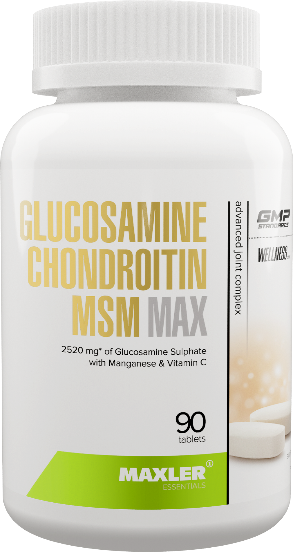 MAXLER EU Glucosamine-Chondroitin-MSM MAX 90 