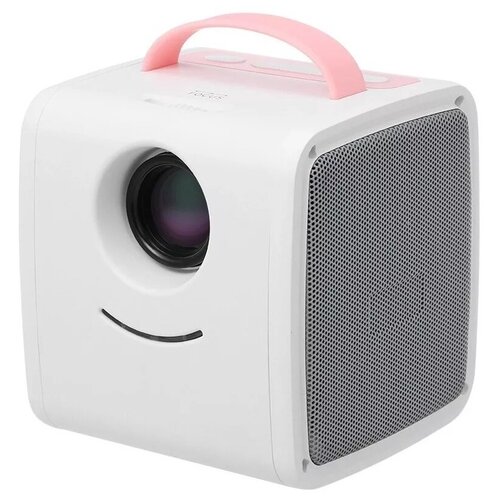 фото Детский мини проектор q2 kids story projector белый/розовый excelvan