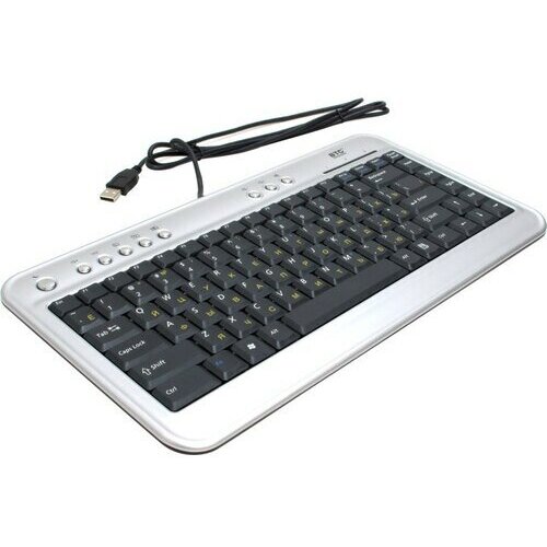 Клавиатура ВТС 6100C Keyboard USBPS2 серебристо-серая проводная 77900₽