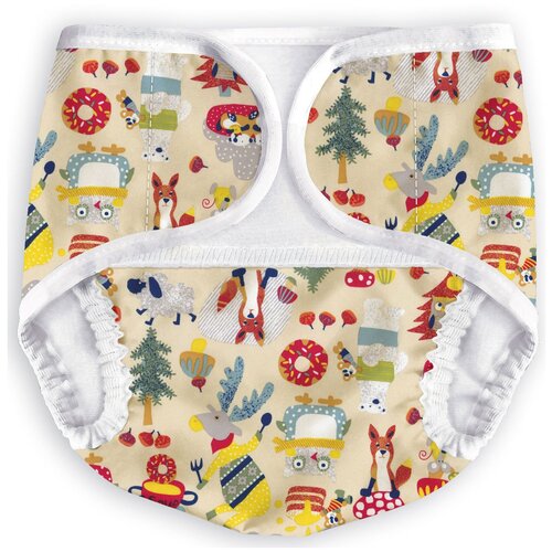 Multi Diapers подгузник A (3-6 кг), лисы