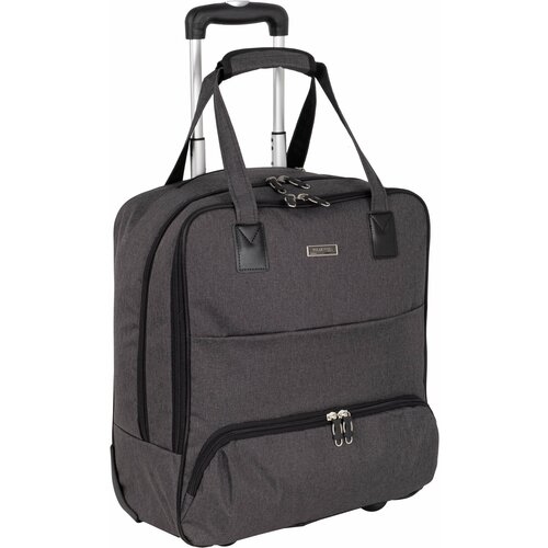 чемодан рюкзак polar 35 л размер s серый Чемодан POLAR, 40.6 л, размер S, серый