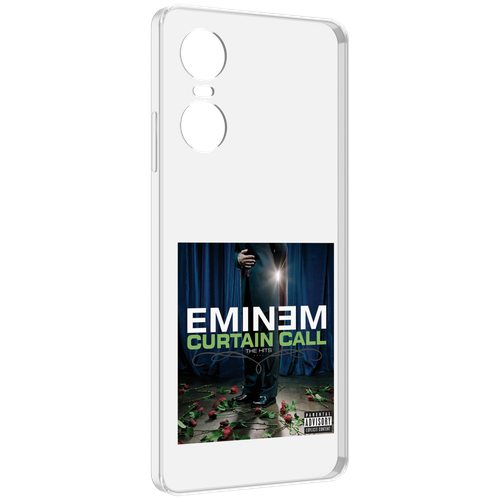 Чехол MyPads Eminem CURTAIN CALL, THE HITS для Tecno Pop 6 Pro задняя-панель-накладка-бампер