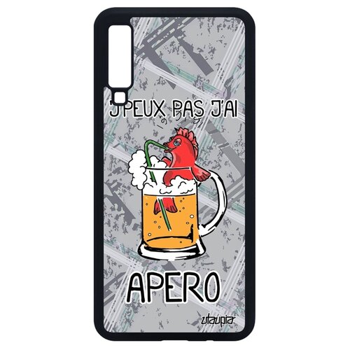 фото Чехол для мобильного galaxy a7 2018, "не могу - у меня аперитив!" отговорка пиво utaupia