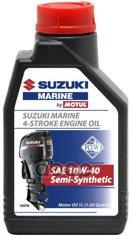 10W-40 1L Suzuki Marine 4T Масло Моторное MOTUL арт. 108697