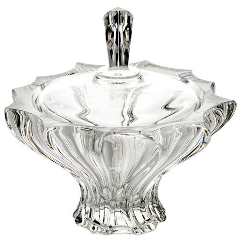 Ваза для конфет 15 см с крышкой Aurum Crystal 