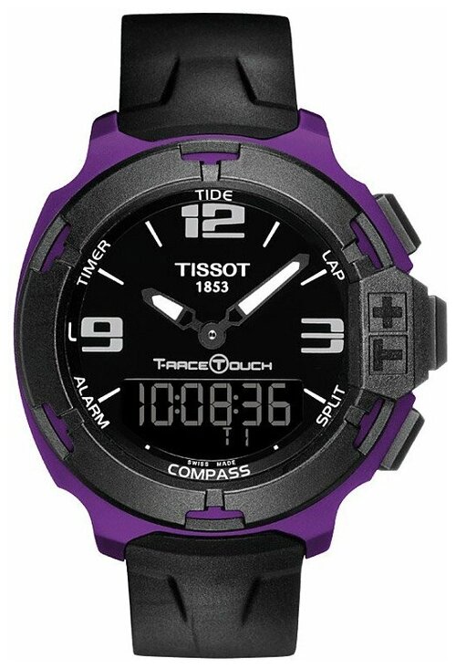 Наручные часы TISSOT T081.420.97.057.05, фиолетовый, черный