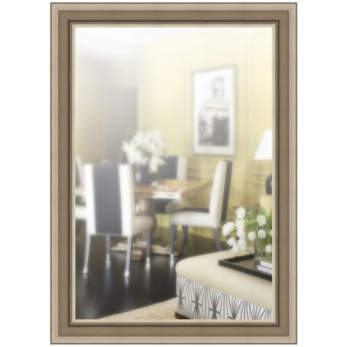 фото Зеркало в широкой раме 79 x 110 см, модель p080031 аурита