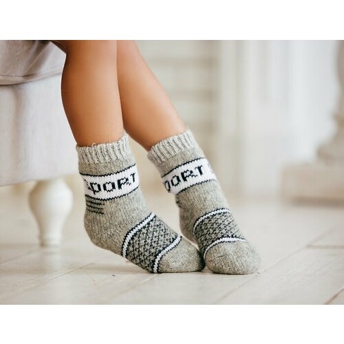 фото Носки бабушкины носки размер 23-25, белый, бежевый