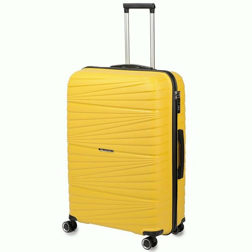 фото Чемодан sun voyage sv56желт л, 106 л, размер l+, желтый