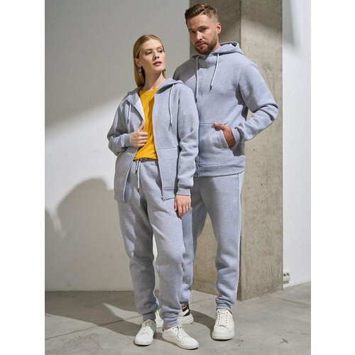 фото Толстовка uzcotton premium, размер 60-62\4xl, , меланж