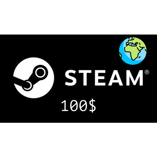 Пополнение Steam Global - 100 не для РФ и Китая 12999₽