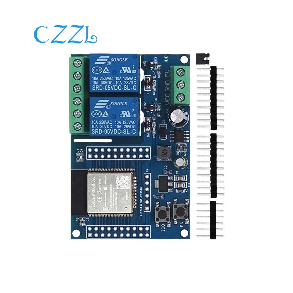 HZWDONE 2 channel WiFi relay module плата разработки ESP32-WROOM