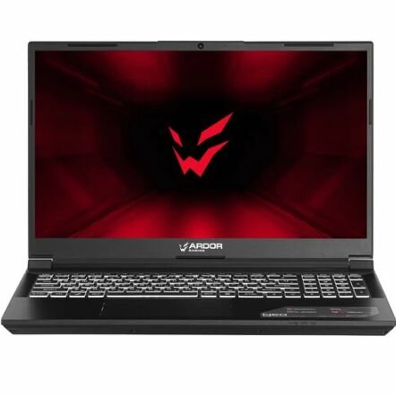 15,6" Ноутбук ARDOR GAMING NEO G15 (G15-I5ND302) черный - 1920x1080, IPS, Intel Core i5-12450H, ядра: 8 x 2 ГГц, 16 ГБ, SSD 512 ГБ, NVIDIA GeForce RTX 4050 (6 ГБ), W10Pro