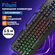 Клавиатура Filum FL-GKB05, USB, русская раскладка, с RGB-подсветк...