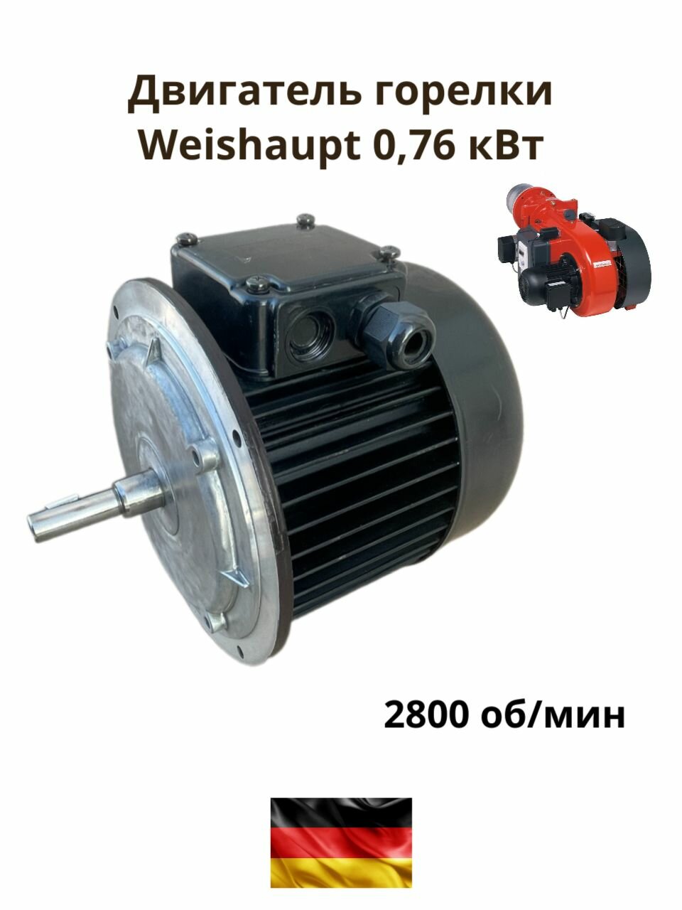 Электродвигатель Weishaupt 076кВт 2800об/мин (D130C56/2)