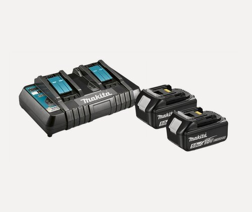 Изображение товара Набор Makita 191L75-3 BL1850B/DC18RD, 2 аккумулятора, зарядное устройство, Li-ion