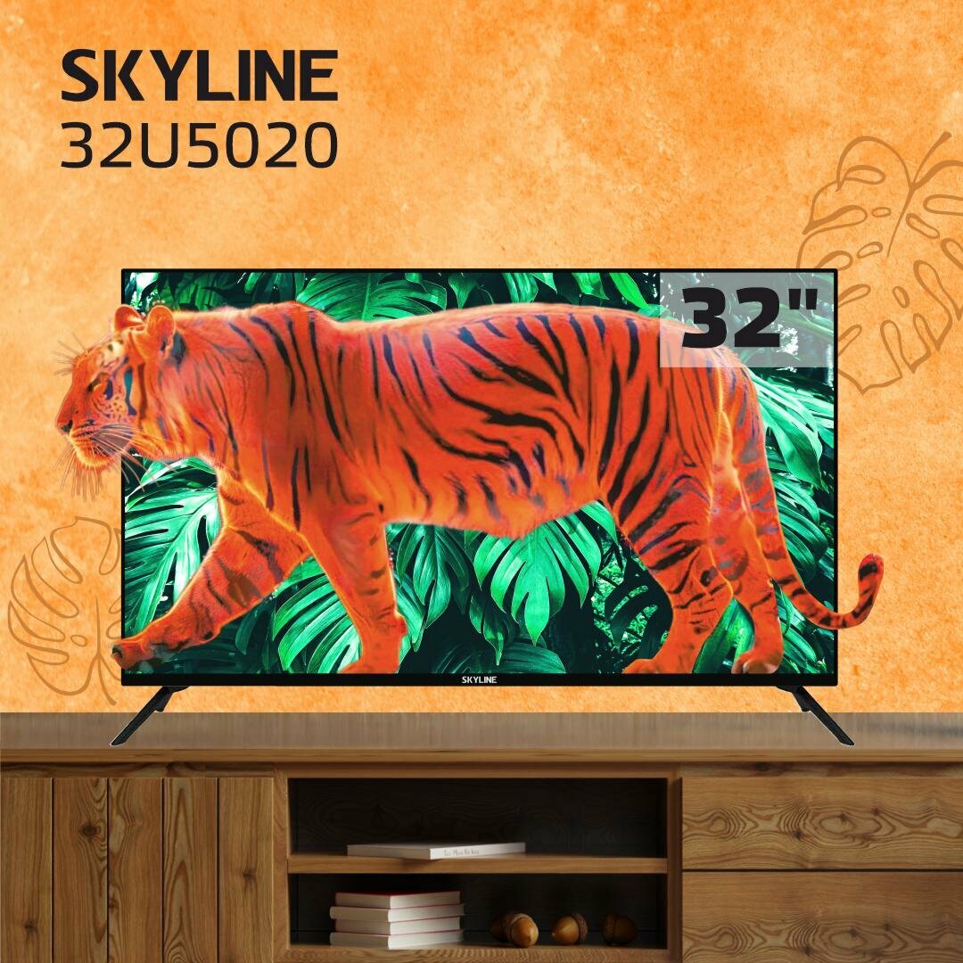Телевизор SKYLINE 32U5020 / HD / Direct Led / диагональ 32" / 60 Гц, черный
