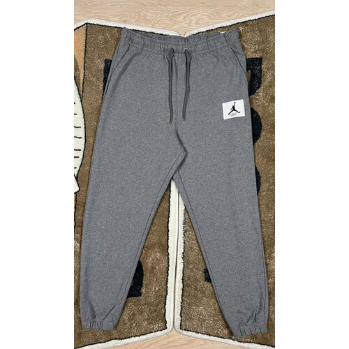 фото Брюки джоггеры jordan nike air jordan sport, размер l, серый