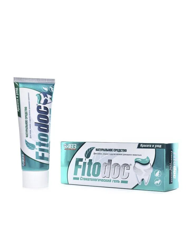 FITODOC стоматологический гель для ухода за ротовой полостью собак, кошек и других мелких домашних животных, 75 мл.