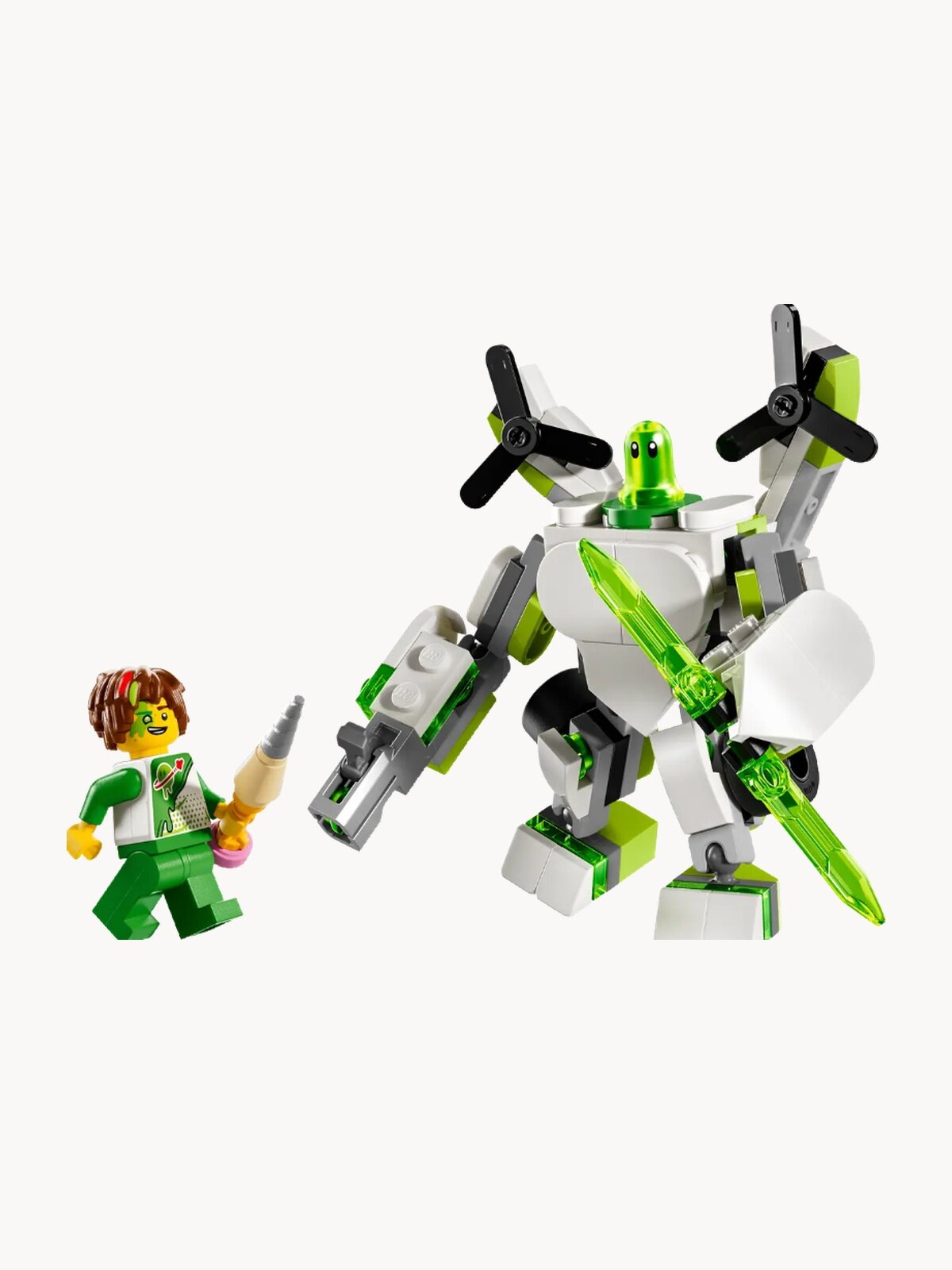 Конструктор LEGO DREAMZzz 71487 Приключения роботов и автомобилей Z-блоба 121 дет.