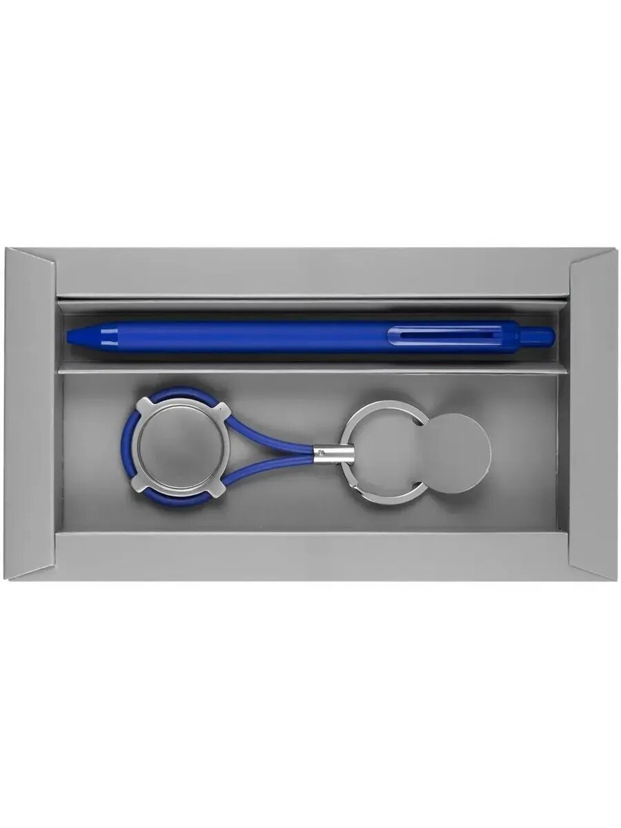 Стильный синий набор для деловых подарков