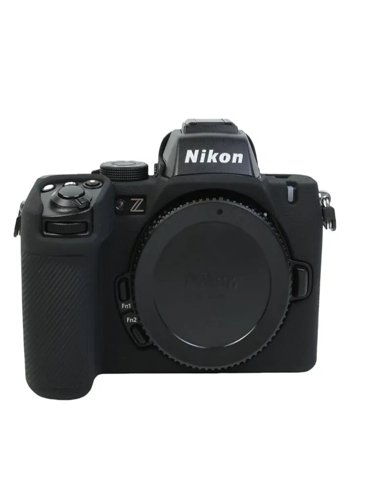 Защитный силиконовый чехол для фотоаппарата Nikon Z50II /Z50 MarkII ультра-тонкая полимерная из мягкого качественного силикона