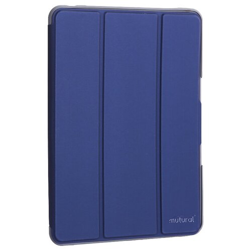 фото "чехол-подставка mutural folio case elegant series для ipad air 3 (10,5") 2019г./ ipad pro (10.5") кожаный (mt-p-010504) синий"