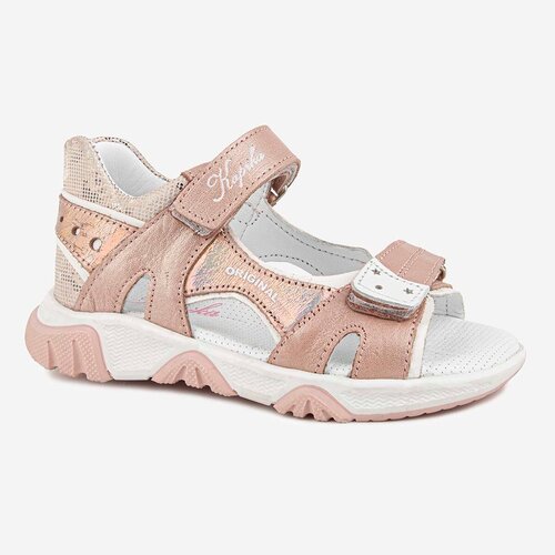 фото Сандалии kapika, размер 26, золотой