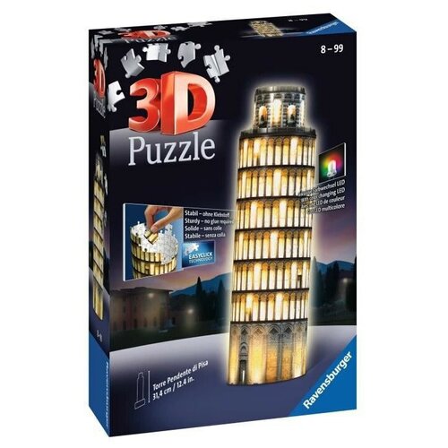 3D-пазл Ravensburger Ночная Пизанская башня (216), арт.12515